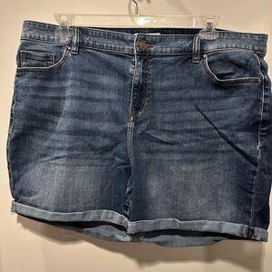 Lane Bryant Blue Jean Shorts